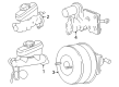 Ford Mustang Master Cylinder Repair Kit Diagram - XR3Z-2140-BA