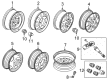 Ford E-Transit Spare Wheel Diagram - HK4Z-1007-A