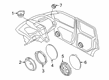 Ford Transit-350 HD Car Speakers Diagram - GN1Z-18808-A