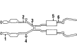 Ford Crown Victoria Exhaust Pipe Diagram - F4AZ5246A