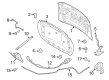 Ford F-150 Lightning Hood Release Cable Diagram - NL3Z-16916-A