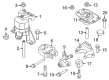 Ford Fusion Engine Mount Bracket Diagram - DG9Z-6038-H