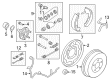 Ford Escape Parking Brake Shoes Diagram - LU2Z-2V200-J