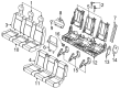 Ford Transit-350 HD Seat Covers Diagram - LK4Z-6366601-TC