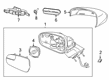 Ford Escape Mirror Actuator Diagram - AU5Z-17D696-A