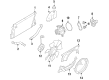 Ford F-350 Super Duty Radiator fan Diagram - 7C3Z-8600-A