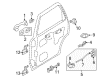 Ford Escape Exterior Door Handle Diagram - 4L8Z-7826605-AA