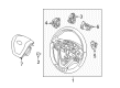 Ford Flex Steering Wheel Diagram - DA8Z-3600-CB