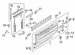 Ford F-350 Super Duty Rear Door Striker Diagram - HC3Z-99404A42-D