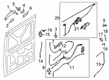 Ford E-Transit Interior Door Handle Diagram - KK3Z-6122666-E