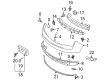 Lincoln MKX Bumper Cover Diagram - 7A1Z-17D957-APTM