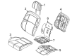 Lincoln Nautilus Seat Cushion Diagram - R2TZ-58632A23-E
