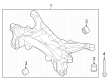 Ford Escape Rear Crossmember Diagram - LX6Z-5035-Y