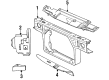 Mercury Air Deflector Diagram - F5MY8311A