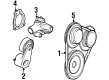 Ford Thunderbird Serpentine Belt Diagram - E2SZ8620A