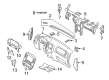 Mercury Mariner Steering Column Cover Diagram - 5L8Z-7804459-AAC