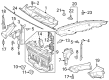 Ford Mustang Radiator Support Diagram - PR3Z-8475-C