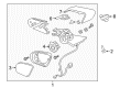 Lincoln Aviator Side Marker Light Diagram - GD9Z-13B374-C