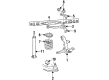 Ford Control Arm Shaft Kit Diagram - F2AZ3047A