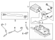 Ford Mustang PCV Valve Hose Diagram - KR3Z-6758-B