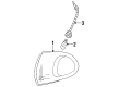 Ford Windstar Side Marker Light Diagram - F58Z-15A201-B