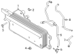Ford Explorer Oil Cooler Hose Diagram - R1MZ-18472-D