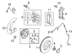 Ford Backing Plate Diagram - FR3Z-2K004-B
