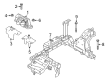 Ford Focus Engine Mount Torque Strut Diagram - CV6Z-6031-A