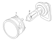 Ford F-150 Fog Light Diagram - 3C5Z-15200-AA