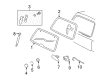 Ford Explorer Sport Liftgate Lift Support Diagram - 2L2Z-98406A10-AA