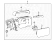 Ford F-150 Car Mirror Diagram - 9L3Z-17682-BB