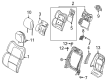 Lincoln Aviator Seat Covers Diagram - LC5Z-7864416-MC