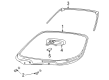 Ford Thunderbird Weather Strip Diagram - 1W6Z-7603110-AC