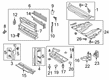 Lincoln MKZ Air Deflector Diagram - HP5Z-8310-D