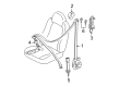 Ford Escape Seat Belt Diagram - 9L8Z-7861203-BA