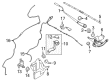 Ford Transit Connect Windshield Washer Nozzle Diagram - DT1Z-17603-D