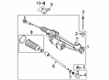Ford Rack & Pinion Bushing Diagram - KK2Z-3C716-A