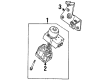 Lincoln Continental Brake Controller Diagram - XF3Z-2C219-AA