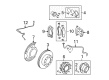 Ford F-250 Super Duty Brake Rotor Diagram - GU2Z-1V125-E