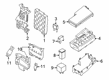 Ford Transit Connect Headlight Relay Diagram - FU5Z-14N089-B