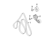Ford Crown Victoria Serpentine Belt Diagram - 3W7Z-8620-AA