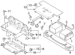Ford F-250 Super Duty Car Battery Diagram - BHAGM-AUX1-B