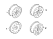 Ford Freestyle Spare Wheel Diagram - 5F9Z-1007-AA