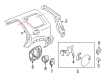 Ford Escape Fuel Door Diagram - 9L8Z-78405A26-A