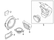 Ford Bronco Car Speakers Diagram - M2DZ-18808-BA