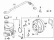 Ford Mustang Brake Booster Diagram - KR3Z-2005-A