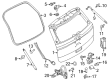 Ford Explorer Tailgate Lock Diagram - 7L1Z-7843150-D