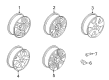 Ford Freestar Spare Wheel Diagram - 6F2Z-1007-M