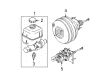 Ford F-250 Super Duty Master Cylinder Repair Kit Diagram - 7C3Z-2140-H