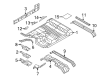 Ford F-350 Super Duty Floor Pan Diagram - 7C3Z-2811000-B